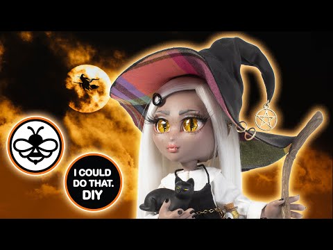 🐈🖤🔮HONEY: THE CAT WITCH - CUSTOM BJD!🔮🖤🐈