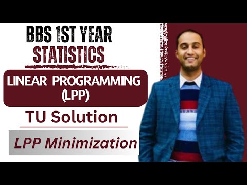 Linear Programming Problem in Nepali || LPP Minimization Case || BBS 1st Year Statistics -Gurubaa