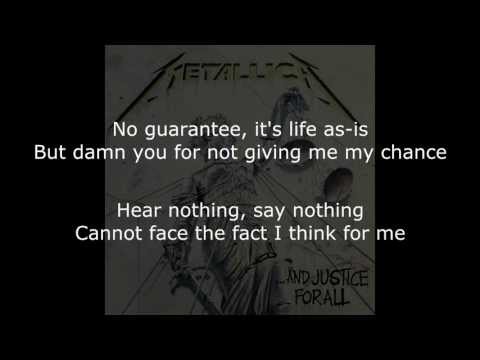 Metallica  Dyer's Eve Lyrics (HD)