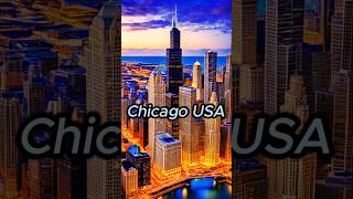 🇺🇸 Chicago USA night view | Subscribe and share | #usa #chicago #nightview #beautifulview #america