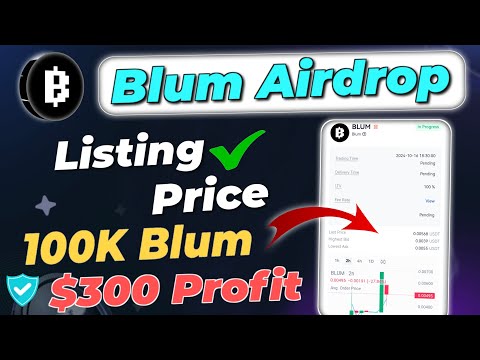 Blum airdrop Official Price Reveal | Blum coin Price | Blum Airdrop Listing #blumcoinprice