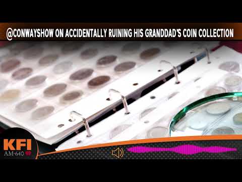 @ConwayShow talks about accidentally ruining his grandad's coin collection