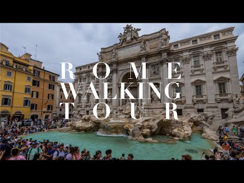 Early Morning Walk in Rome | feat. Spanish Steps, Trevi Fountain etc...