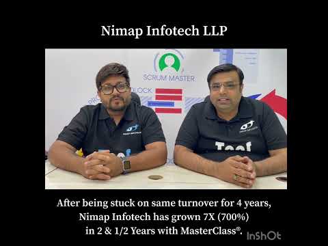 Nimap Infotech Grows 7X (700%) in 2&1/2 Years With MasterClass Business Coaching & Mentoring Process