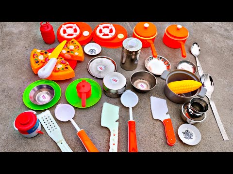 DIY Unboxing Amazing Mini Kitchen Set l Mini Latest Steel And Plastic kitchen Set @existclay