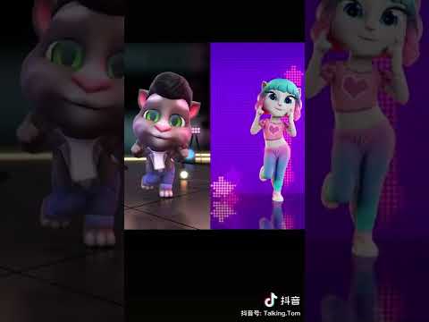 my talking angela 2 vs tom new shine together dance