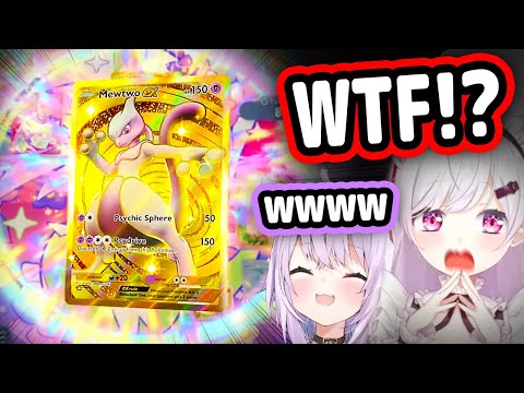 Okayu's Mewtwo Ex Deck In Pokemon TCG Pocket Was Too Much For Shiina To Handle【Hololive】