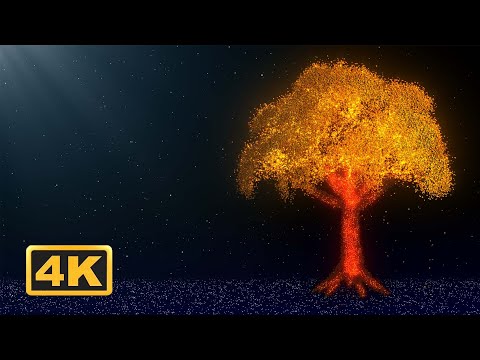 The Magical Enchanted Tree of Life! 4K Relaxation Video! Peaceful Soothing Music. Fairytale Tree