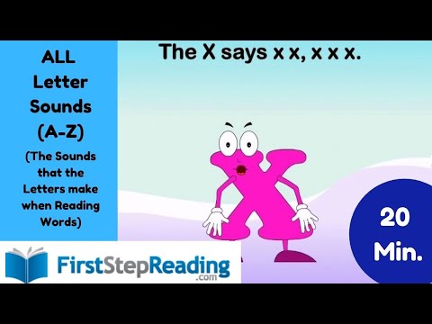 ALL Letter Sounds/A-Z Sounds/ Alphabet Sounds/ ESL/ Phonics/ Kindergarten/Preschool/ Nursery/ Read