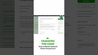 How to Boost Upwork Client Responses!  #freelancetips #upworksuccess #upworkprofile #upwork