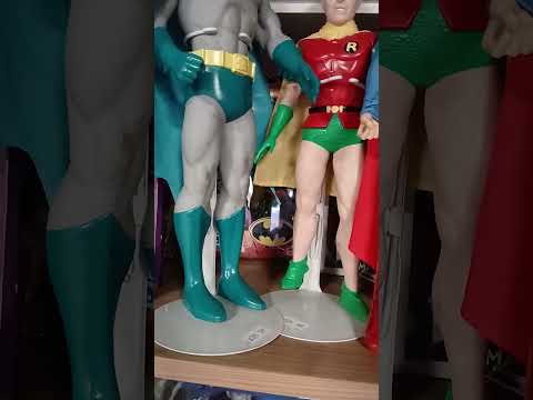 Batman and Robin retro toy figures #batman #Robin #toys #figures #dc #shorts