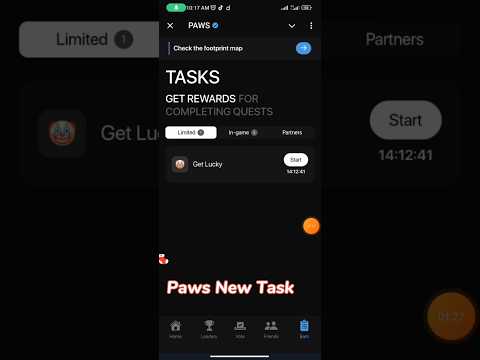 Paws new task kivabe korbo?paws new  task!#paws#newpaws #pawsmystery#telegram#shortvideo #notpixet