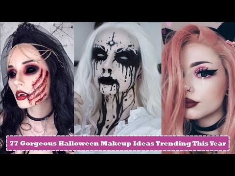 77 Scary Halloween Makeup Look Ideas Trending This Year