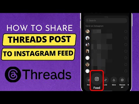 How to Share a Threads Post to Instagram Feed