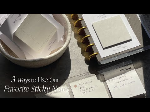 3 Ways to Use Our Favorite Sticky Notes | Cloth & Paper