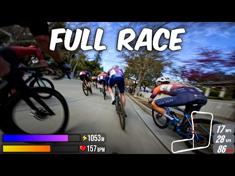 23% Climb in a Crit?! 2024 Cat's Hill Criterium P/1/2