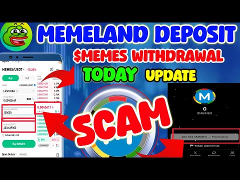 Memeland $MEMES Token Withdrawal l Memeland Today New Update l Memeland Airdrop withdrawa