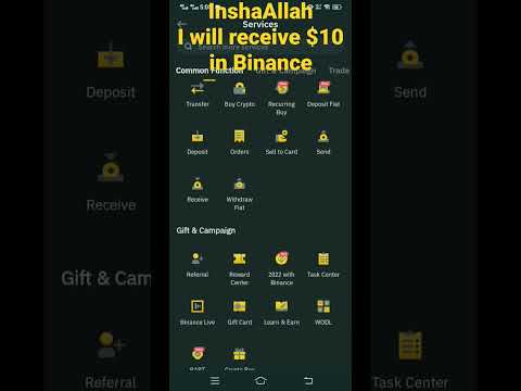 InshaAllah I will receive $10 in Binance || #short #shorts #binance #usdt #bitcoin #btc