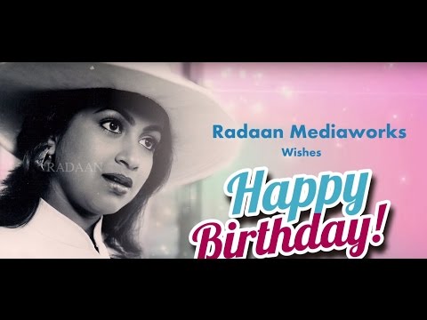 Radaan Stars | Radikaa Sarathkumar  | Birthday Wishes | August 21st