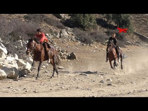 Horse riding in Nuristan,kantiwa, Islampet village...