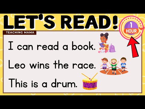 LET'S READ! | READING COMPILATION | PRACTICE READING ENGLISH | 1 HOUR READING | TEACHING MAMA