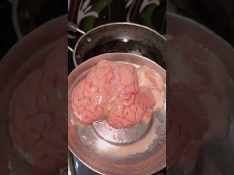 Brain fry #goatbrainfry #nonveg #muttonrecipe #youtubeshorts #shorts#yummy #viralshorts #trending