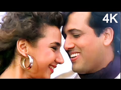 Chaukhat Pe Tumhari Hum Dum Tod Jayenge 4K | Kumar Sanu | Govinda -Chunky  Pandey | Aankhen