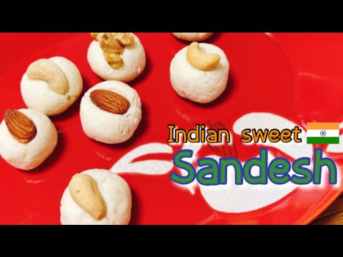 How to make Indian Sweet  SANDESH   |  インドの伝統お菓子　サンデッシュの作り方｜ bengali sweet | milk dessert  #Shorts​