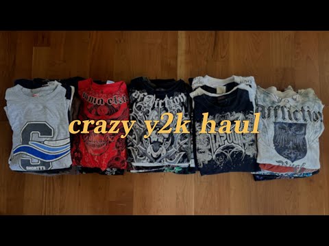 found a huge haul of crazy y2k clothing..