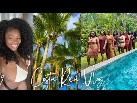 COSTA RICA GIRLS TRIP! Relaxing RainForest Getaway | Travel Vlog