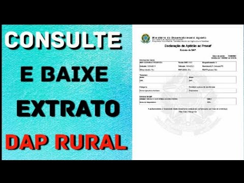 Como emitir e baixar o extrato do DAP rural