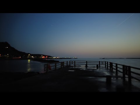 How Night Beach Walk looks like in Japan! (No Lights) 🏖🌅