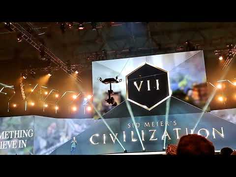 Crowd Reaction to Civilization VII reveal trailer at Opening Night Live 2024 | Gamescom 2024