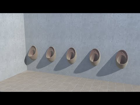 ARCHICAD 小便器を並べる / Align urinals