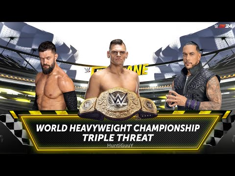 Gunther vs. Damian Priest vs. Finn balor WWE SNME World Heavyweight Championship - FULL MATCH