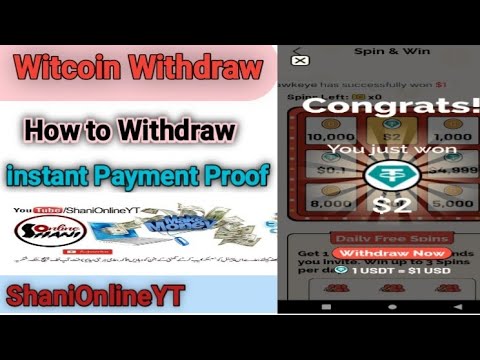 how to withdraw from witcoin instant witcoin payment proof and unlimited reffer trick in urdu hindi