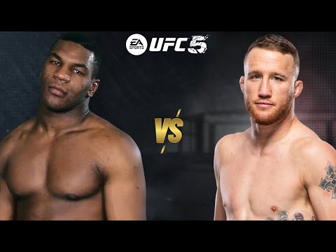 UFC 5 MIKE TYSON VS. JUSTIN GAETHJE FOR THE UFC HEAVYWEIGHT CHAMPIONSHIP BELT!