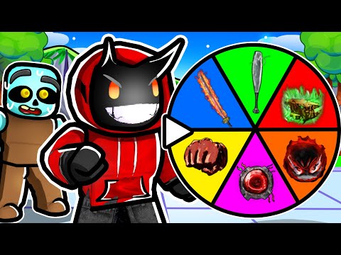 We Decided Our MOVESETS By A RANDOM WHEEL In Roblox The Strongest Battlegrounds...