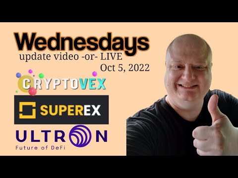 Update:  CryptoVEX, LeadsLeap, Wealthy Affiliate, SuperEX ULX Ultron