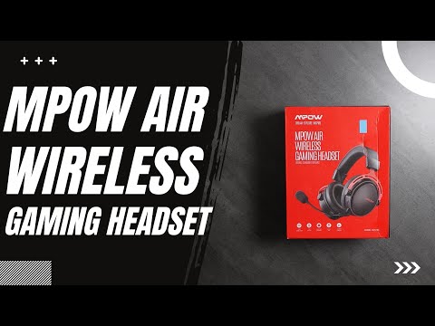 MPOW AIR Wireless Gaming Headphones - Hands on Review with Mic Test