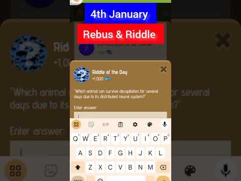 zoo Airdrop riddle of today 4th January #airdrop #paws #notpixel