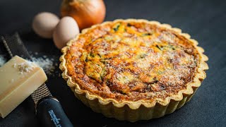 【Quiche Lorraine】Chef's recipe for handmade from dough.