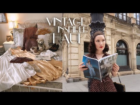 Shopped My Life Away In Europe - Vintage Inspired HAUL! | Carolina Pinglo