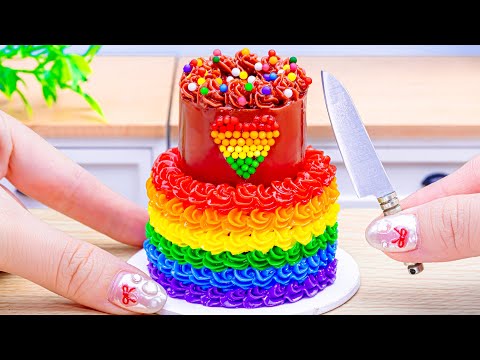 [💕Mini Cake 💕] Best Of Miniature Chocolate & Rainbow Cake Decorating Ideas | Lotus Cakes Ideas