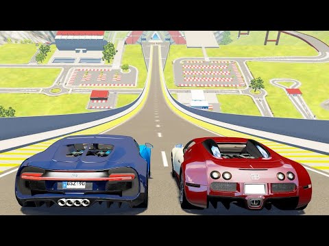 Cars VS Big Ramp Beamng Drive