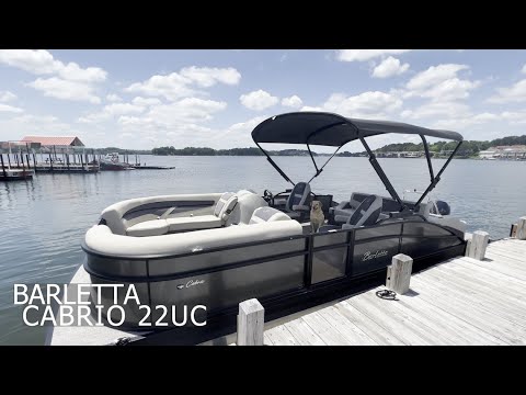 Review of the Barletta Cabrio 22UC.  Full Features & Benefits Walkaround.  Perfect Family Pontoon.