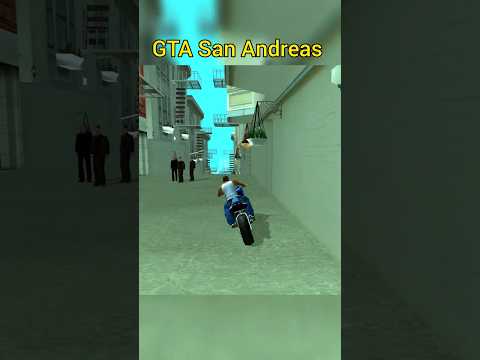 STREET ROAD CITY SAN FIERRO BIKE STUNT PT 492 GTA SAN ANDREAS #gtasanandreas #shorts