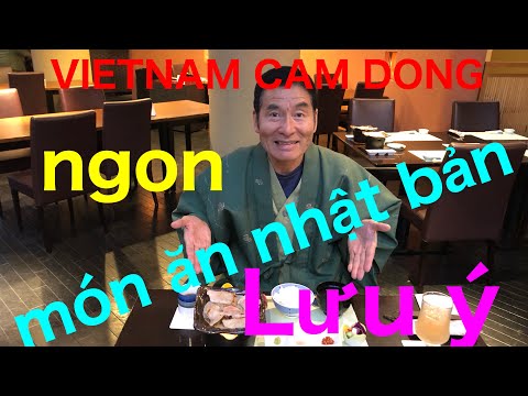 VIETNAM CAM DONG    Lưu ý món ăn nhật bản