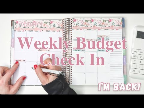 IM BACK!! Chatty Weekly Budget Check In