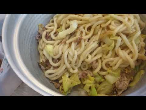 白山市のうどん専門店・吉本製麺嵐。ガッツリランチで焼きうどん６玉(試作)